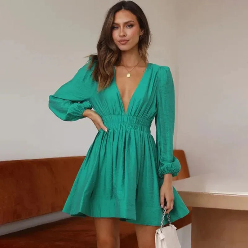Vega - Mini Dress - Elegant - High Quality Material - Perfect for Casual Days