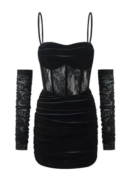 Vvsha Lidia Corset Mini Dress